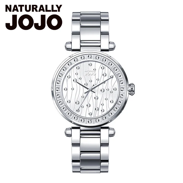 NATURALLY JOJO Ladies watch Fashion and Trendy Inlaiding Crystal Diamonds Quartz Wristwatchesin