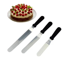 6/8/10 дюймовые Угловые лопатка для намазывания Профессиональный инструмент для декорирования тортов прямая Нержавеющая сталь масло лопатка для торта шпатель гладкой