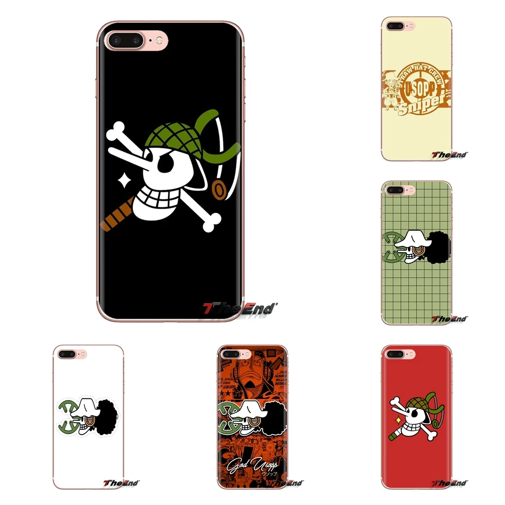 Мягкие прозрачные чехлы для iPod Touch Apple iPhone 4 4S 5 5S SE 5C 6 6S 7 8 X XR XS Plus MAX One Piece Usopp |