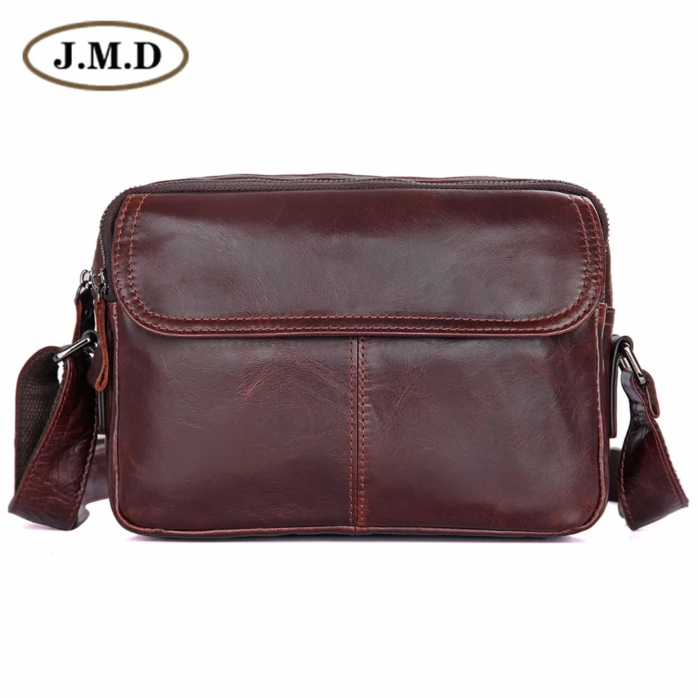 

J.M.D Real Cow Leather Shoulder Bag Leather Messenger Bag Sling Bag For Man 1026-