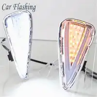 Car Flashing 1set For Toyota Camry 2015 2016 2017 LED DRL Daytime Running Light DRL Daylight Fog Lamp yellow signal lights