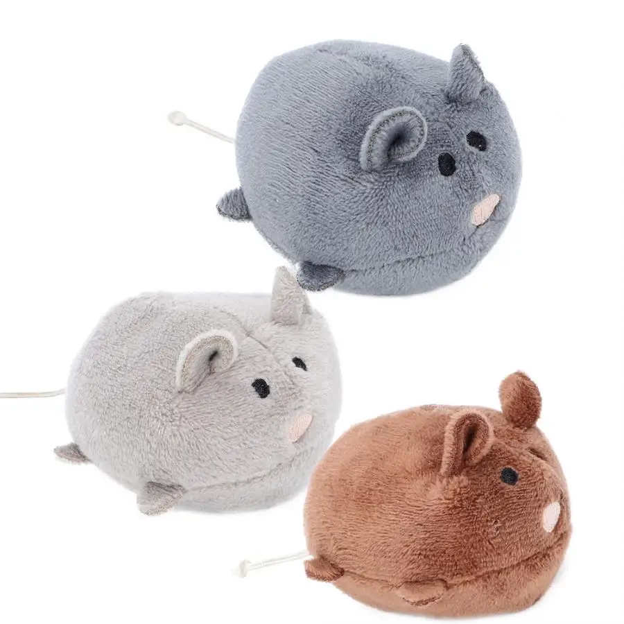 

Small Animal Rat Hamster Toys Cute Clockwork Pet Cat Toy Mouse Jumping Wag Tails Pets Funny Toys Pet Guinea Pig Squirrel
