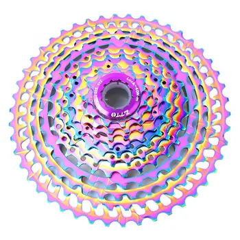 

11-46T 11 Speed Bicycle Flywheel Colorful Mountain Road Bike Flywheel Cassette High Quality Cycling Freewheel Bicycle Accessory