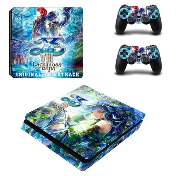 

Ys VIII Lacrimosa of DANA PS4 Slim Skin Sticker Decal Vinyl for Playstation 4 Console and 2 Controllers PS4 Slim Skin Sticker