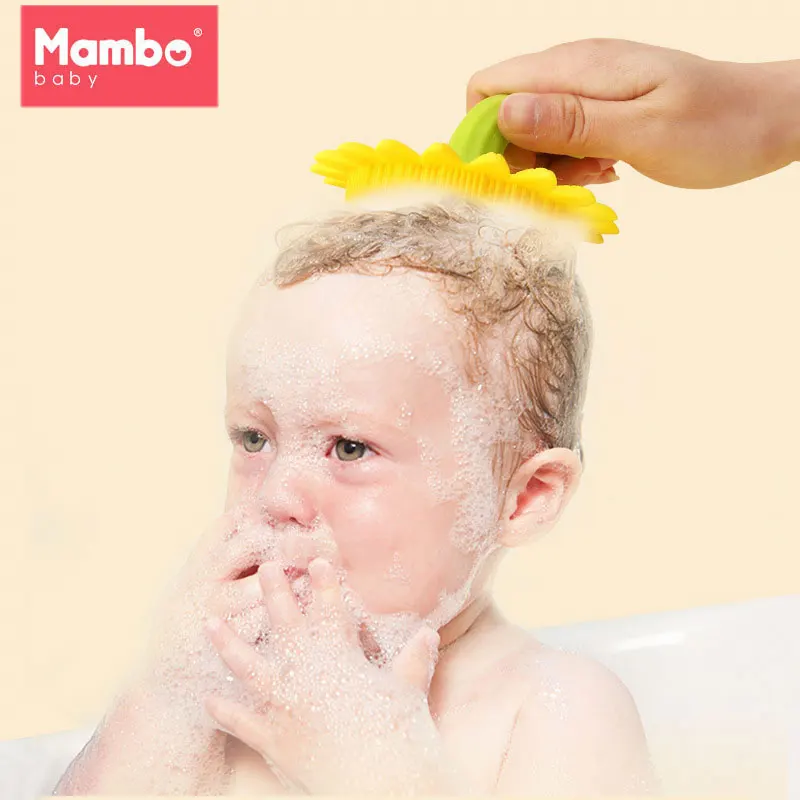 Buy Soft Silicone Baby Comb Infant Newborn Shampoo