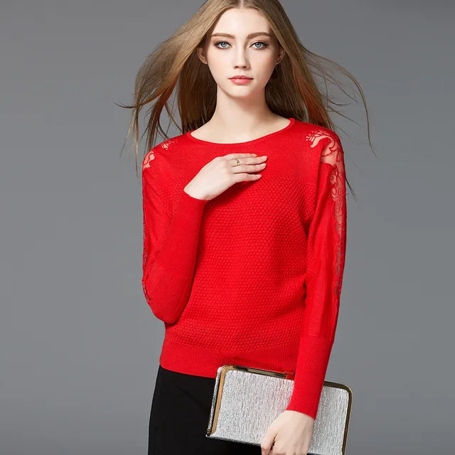 Fashion Brand Women Sweater 2016 Autumn Elegant Office Lady Sweater