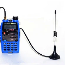 Двухдиапазонная штыревая антенна для двухсторонней радиостанции портативная Радио Автомобильная Магнитная штыревая антенна двойная рация мини штыревая антенна на автомобиле