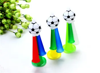 

Cheer Props Football Horn Toys Party Noise Makers 19.5*6CM an's small Whistle for Kids three-tone horn 5PCS Lot