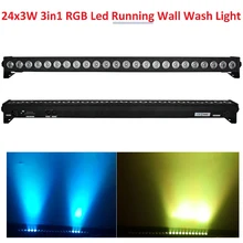 Hot Sale 2016 Led Wall Wash Light 18pcs 3W RGB 3in1 LED Line Bar Stage Lights With Running Horse Function Led Individual Control ip65 ce good quality high power 36w rgb led wall washer rgb led wash light 12 3w rgb 3in1 24vdc ds t21a 36w rgb 50cm pc