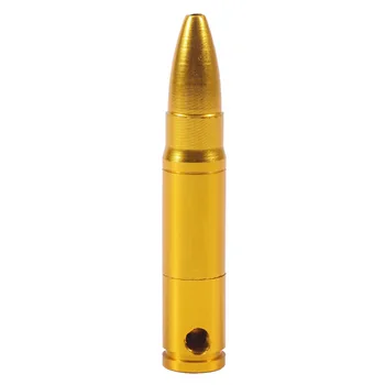 

1PC Gold Mini Bullet Smoke Metal Pipes Portable Creative Disguise Cigarette Tools Pocket Smoking Set Gift Herb Tobacco Pipes