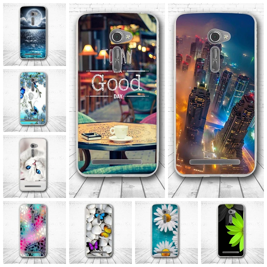 Чехол для Asus Zenfone 2 ZE500CL 5 0 дюйма силиконовая задняя крышка из ТПУ мягкий чехол ZE500 CL
