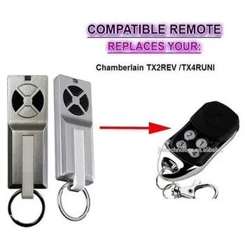 

2 pieces For Chamberlain TX2REV / Chamberlain TX4RUNI garage door remote control 433.92mhz rolling code