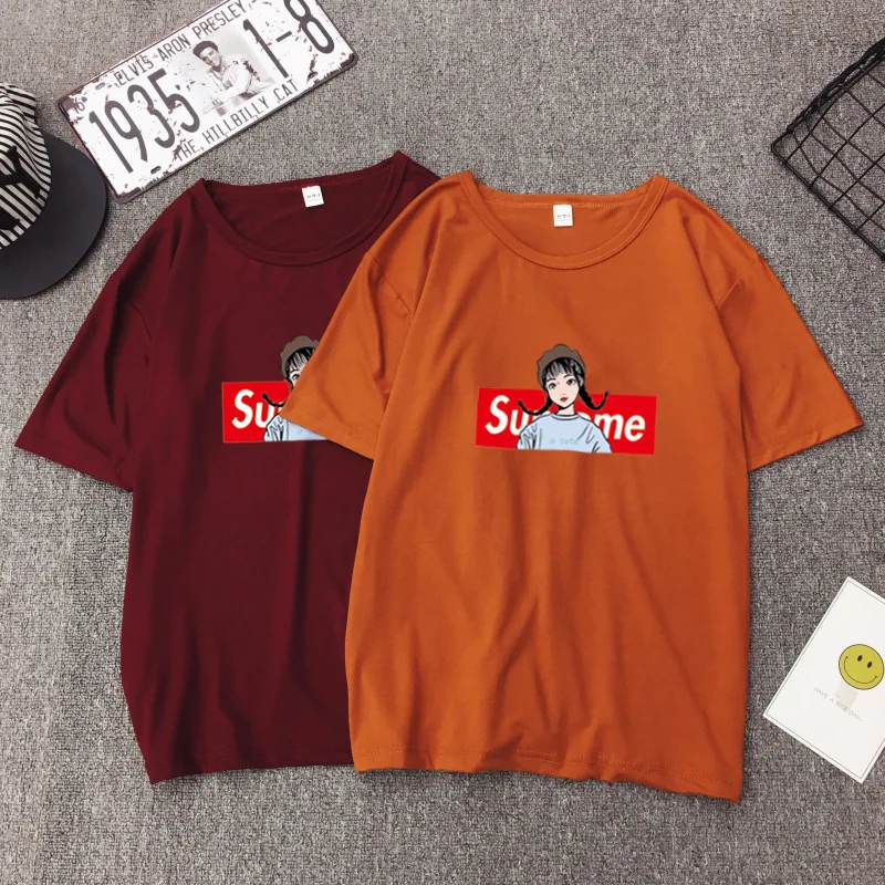 

Women Summer T-Shirt Letter T Shirt Unisex Mens Womans Tshirt Casual Funny O-neck Plus Size S-XXXL Lady Girl Top Tee Hipster
