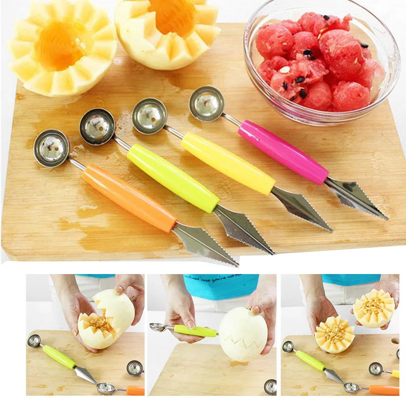 Fruit Carving Knife Remove-Core Cutlery Home Cookware Watermelon Ice-Cream-Dip