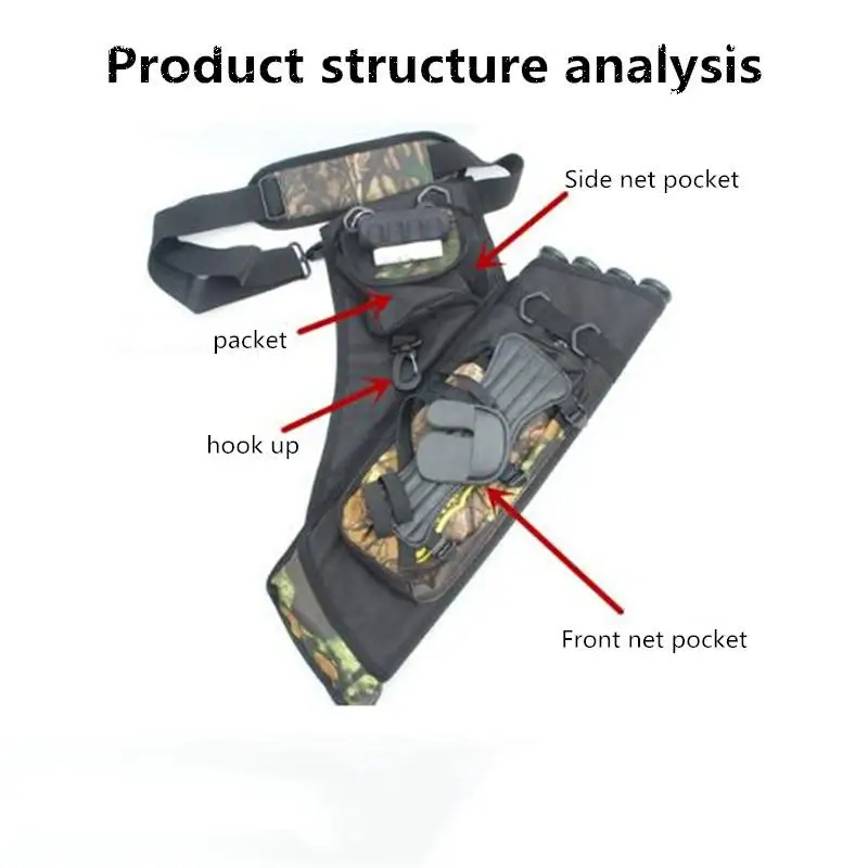 Billig HobbyLane Outdoor Jagd Speziellen Bogen und Pfeil Tasche 2 Farbe 4 Rohr Pfeil Köcher Bogenschießen Jagd Pfeil Halten Tasche Einstellbar strap