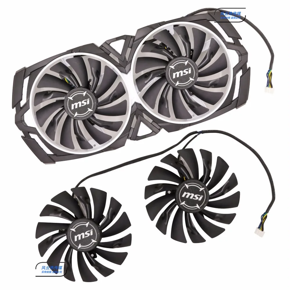 Original for MSI GTX1080Ti/1080/1070Ti/1070/1060 ARMOR Graphics card cooling fan PLD10010S12HH 12V 0.40A 95mm diameter Original for MSI GTX1080Ti/1080/1070Ti/1070/1060 ARMOR Graphics card cooling fan PLD10010S12HH 12V 0.40A 95mm diameter