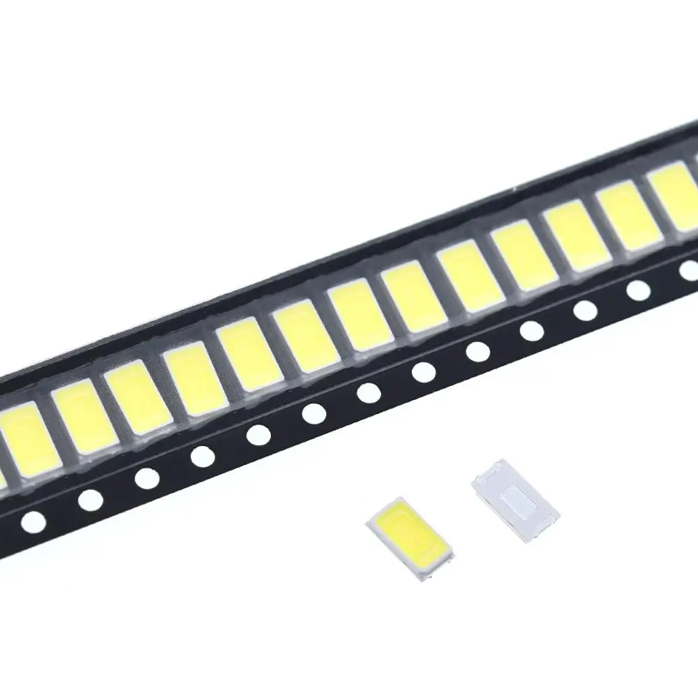 200 шт 5630/5730-CW/WW 0.5W-150Ma 50-55lm 6500K белый светильник SMD 5730 5630 Светодиодный 5730 Диоды(3,2~ 3,4 в