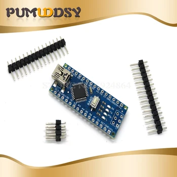 

1PCS USB CH340 Nano 3.0 Gold-plated ATmega328P Controller Board Compatible For Nano CH340 USB Driver Nano V3.0 ATmega328P