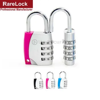 

Rarelock 4 Digit Code Size:80mm*44mm Bag Box Game Luggage Fitness Center Locks Combination Digital Password Lock