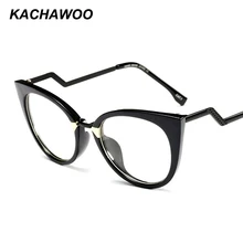 Kachawoo 6 шт. винтажные очки для глаз кошки рамки женские полуметаллический синий черный модные очки Женские аксессуары