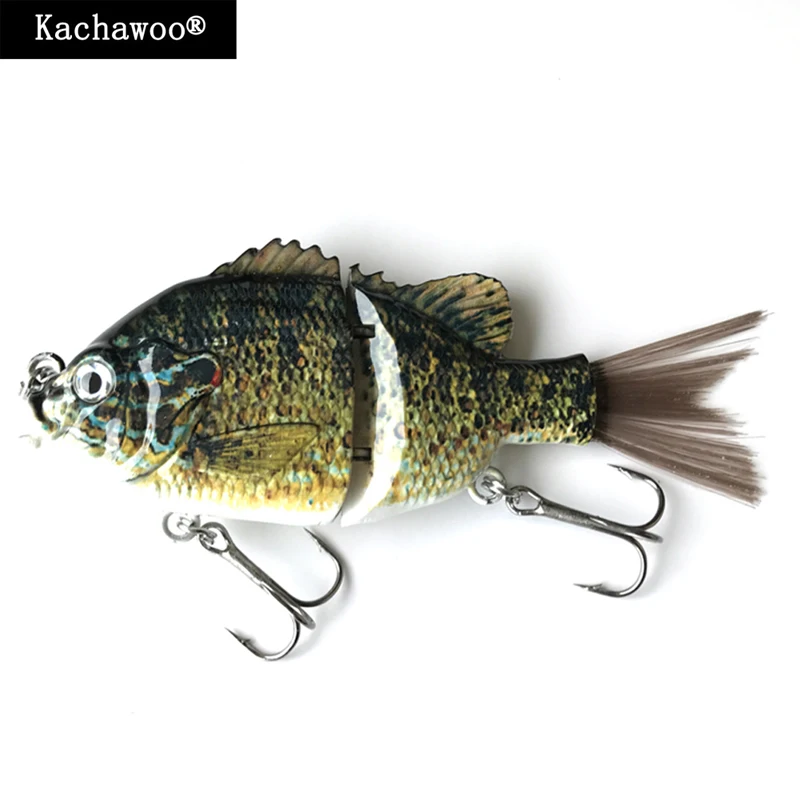 

Crankbaits Fishing 2 Section Segments 5 inch 45g Hair Tail Sunfish Lures Salt Water Fishing Swimbait Hard Bait Crankbait Fishing