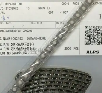 

Free Shipping 100pcs/lot SKRAAKE010 SMD Rack Switch 6 * 6 * 3.5 Waterproof Tact Switch best quality.