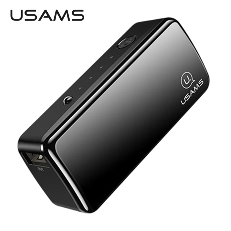 

USAMS Mini 2000mAh Power Bank Ultra Light Emergency USB Charger for iphone Samsung Portable 2000mah Powerbank External Battery