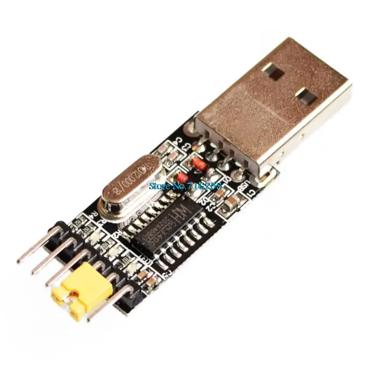 

CH340 module USB to TTL CH340G upgrade download a small wire brush plate STC microcontroller board USB to serial
