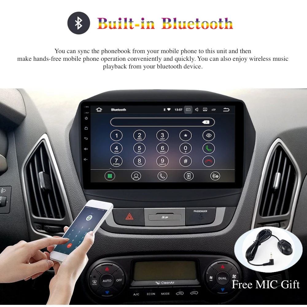 Sale Android 9.0 Car Radio 2 Din GPS Navi for Hyundai IX35 / Tucson 2009 - 2015 PX6 DSP IPS Screen 4Gb+64Gb RDS WIFI BT HDMI output 9 Sale Android 9.0 Car Radio 2 Din GPS Navi for Hyundai IX35 / Tucson 2009 - 2015 PX6 DSP IPS Screen 4Gb+64Gb RDS WIFI BT HDMI output 9