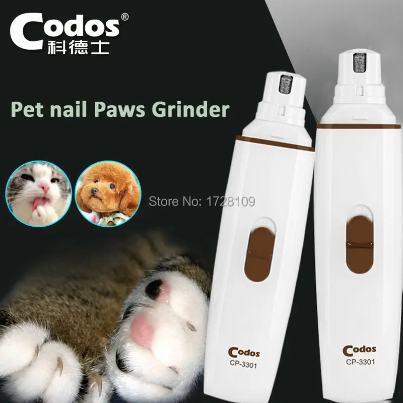 

Professional Codos CP3301 Dog Electric Claw Nail Grooming Tool Pet nail Paws Grinder Clipper Auto Pedicure Devices For Dogs&Cats