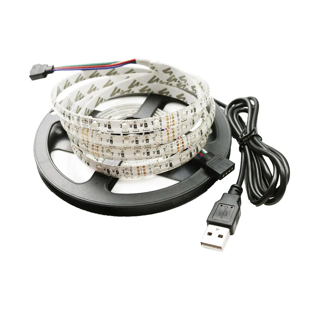 Водонепроницаемая светодиодная лента 3528 SMD с USB 5 В 60 светодиодов/м|5v usb led strip|usb
