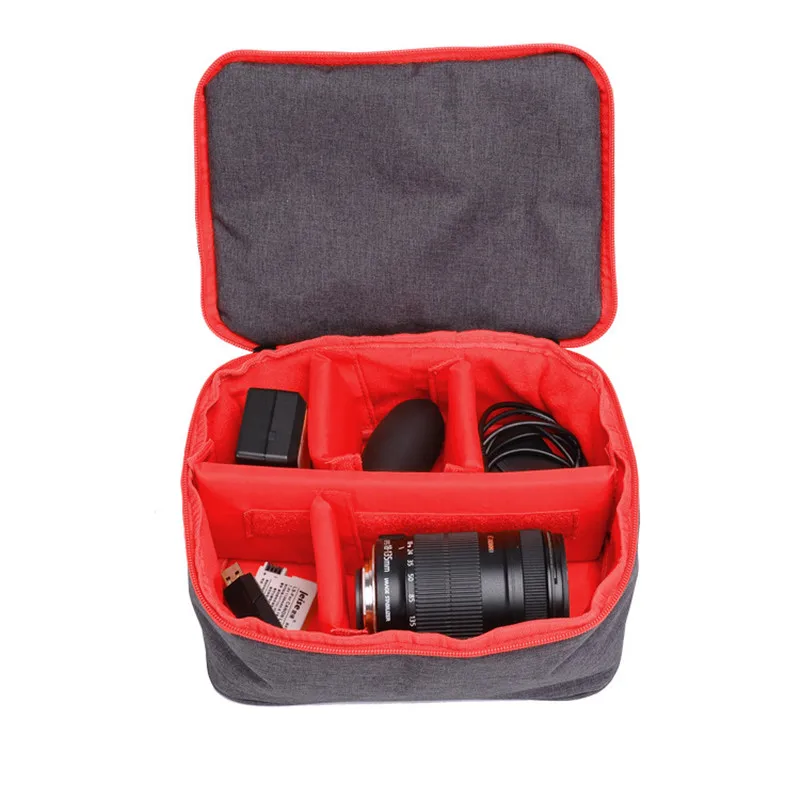 

DSLR Camera Bag Fashion Polyester Shoulder Bag Camera Case For Canon Nikon Sony Lens Pouch Bag Waterproof Photography Photo Bag
