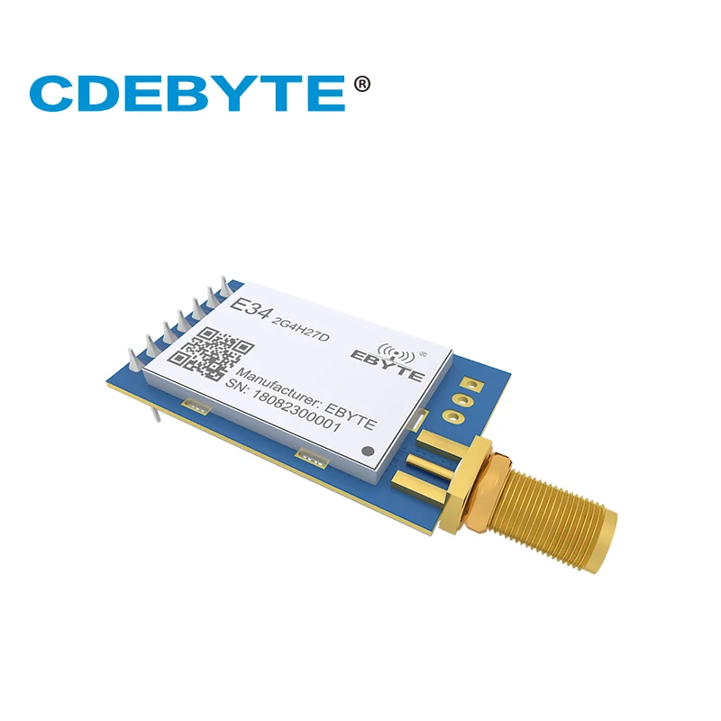 Фоточастота со скачкообразной перестройкой UART nRF24L01P 2 4 ГГц 27 дБм SMA разъем IoT uhf