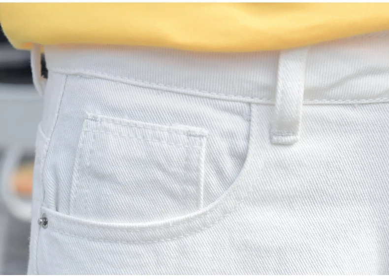 Хлопковые белые джинсы женские с высокой талией женские узкие джинсы больших размеров джинсы для мам черные Весна Новые Бежевые синие горячая распродажа