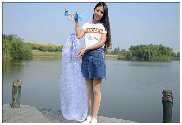 1.2-3.6m With Sinker or Without Sinker Catch Fishing Net USA Cast Nets Water Hand Throw Fly Fish Network Small Grid Tool 6