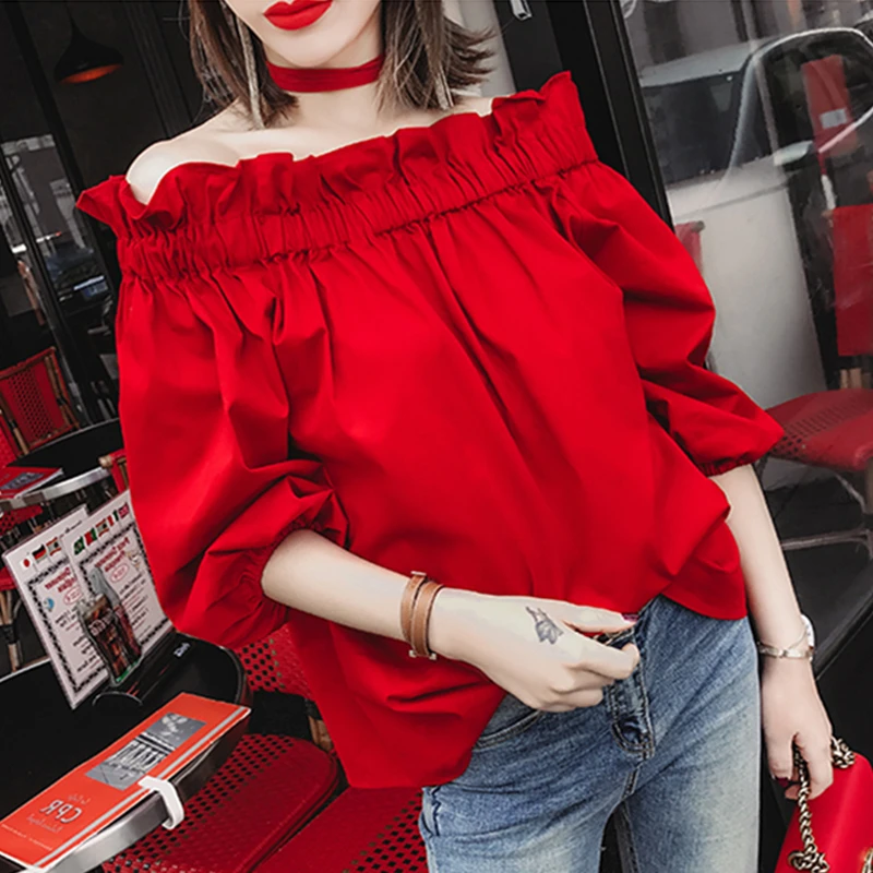 beautiful red tops