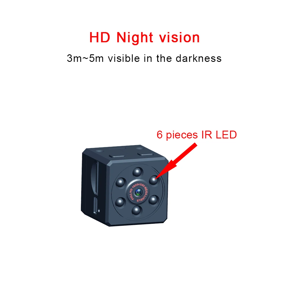 MD18E мини камера HD 1080P DVR DV аэроспорт инфракрасная ночного видения Автомобильный