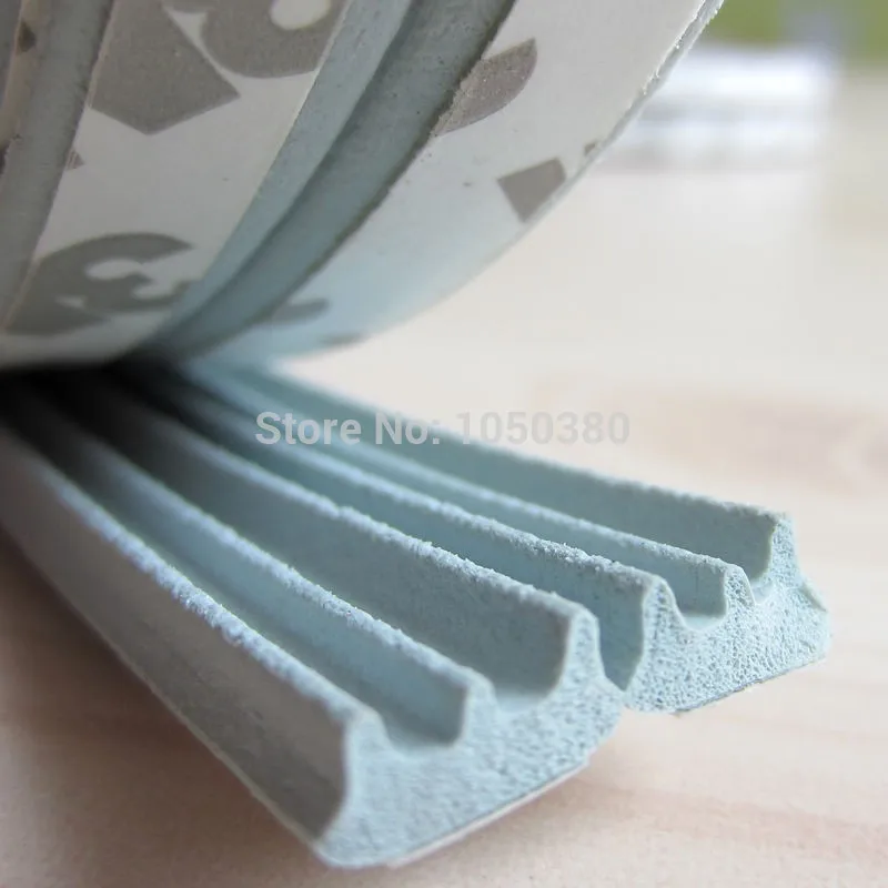 5 Meters 9 X 4mm 3M Adhesive Collision Avoidance Gasket Seal Tape Sliding Sash Wooden Door
