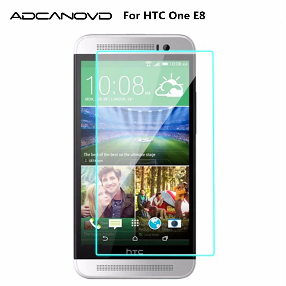 Adcanovd 9H Передняя ЖК пленка из закаленного стекла для htc One E8 Dual Sim качественная