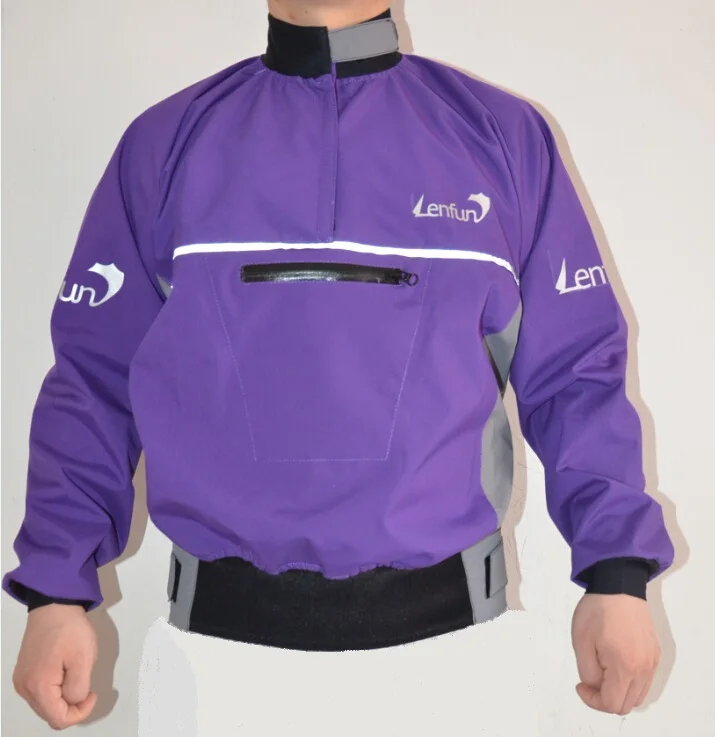 Lenfun شبه الجافة قمم سترات مقاومة الماء رش مضت عليها المجذاف ل الكاياك caneoing ، القوارب الصيد التزحلق