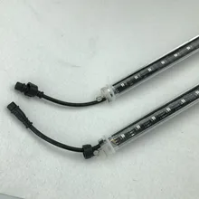 30 мм в диаметре длиной 2 м 3D WS2812B цифровой метеор света; вход DC5V; 128 шт. WS2812B светодиоды с 64 pixels/piece; IP66