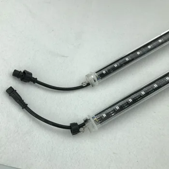 

30mm diameter 2M long 3D WS2812B digital meteor light;;DC5V input;128pcs WS2812B LEDs with 64pixels/piece;IP66