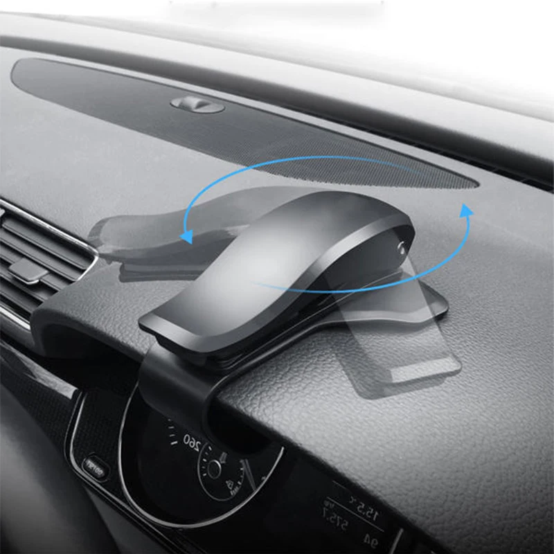 

abay 360 Rotatable Dashboard Car Phone Holder Easy Clip Stand Mount Phone Holder Universal GPS iphone huawei xiaomi Car Holder*