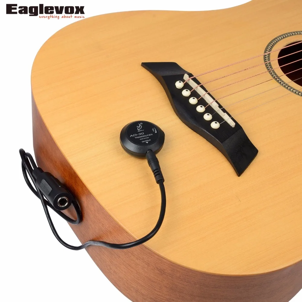 Soundboard transducer Pickup for all Acoustic Instrument Guitar Ukulele