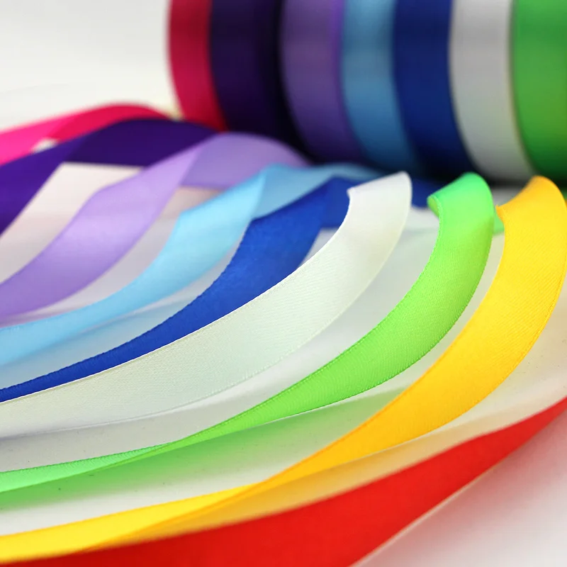 15mm Width Satin Ribbons Wedding Party Decoration Gift Craft Sewing art