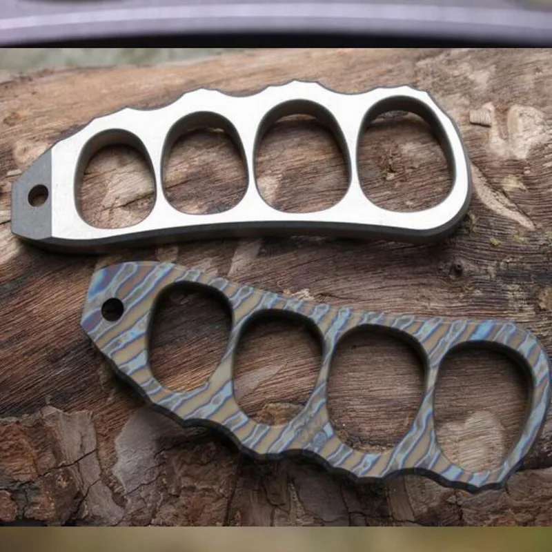 

Titanium outdoor EDC multi-tool, key ring pendant, crowbar, pocket tool, TC4 lightweight portable escape window crusher