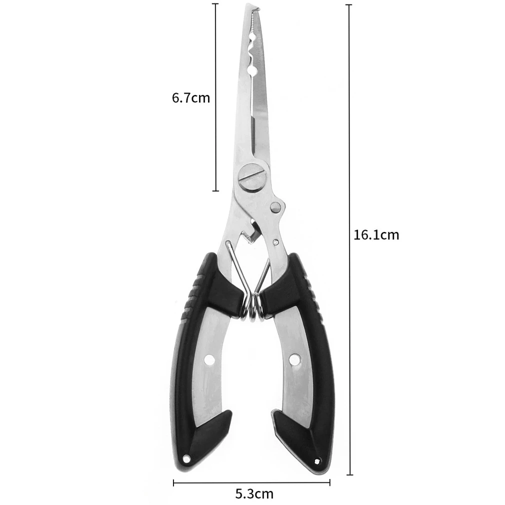 Новейшие горячие плоскогубцы-ножницы для рыбалки из нержавеющей стали, инструмент для удаления крючков