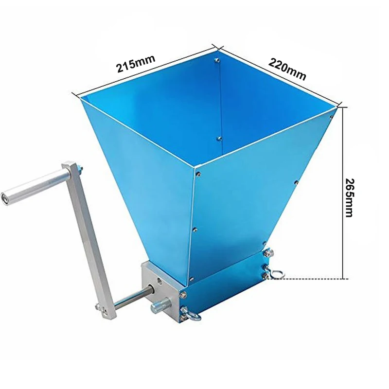 Новейшая ручная мельница из нержавеющей стали с 2 роликами портативная кухонная мельница домашний кухонный инструмент мельница для изготовления пива