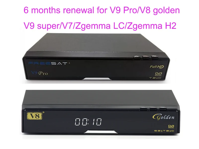 6 месяцев продления для sinrapore starhub box V8 Golden& V9 Pro& V9 Super& V7& Zgemma H2& Zgemma Lc& V8 Angel в стабильном обслуживании