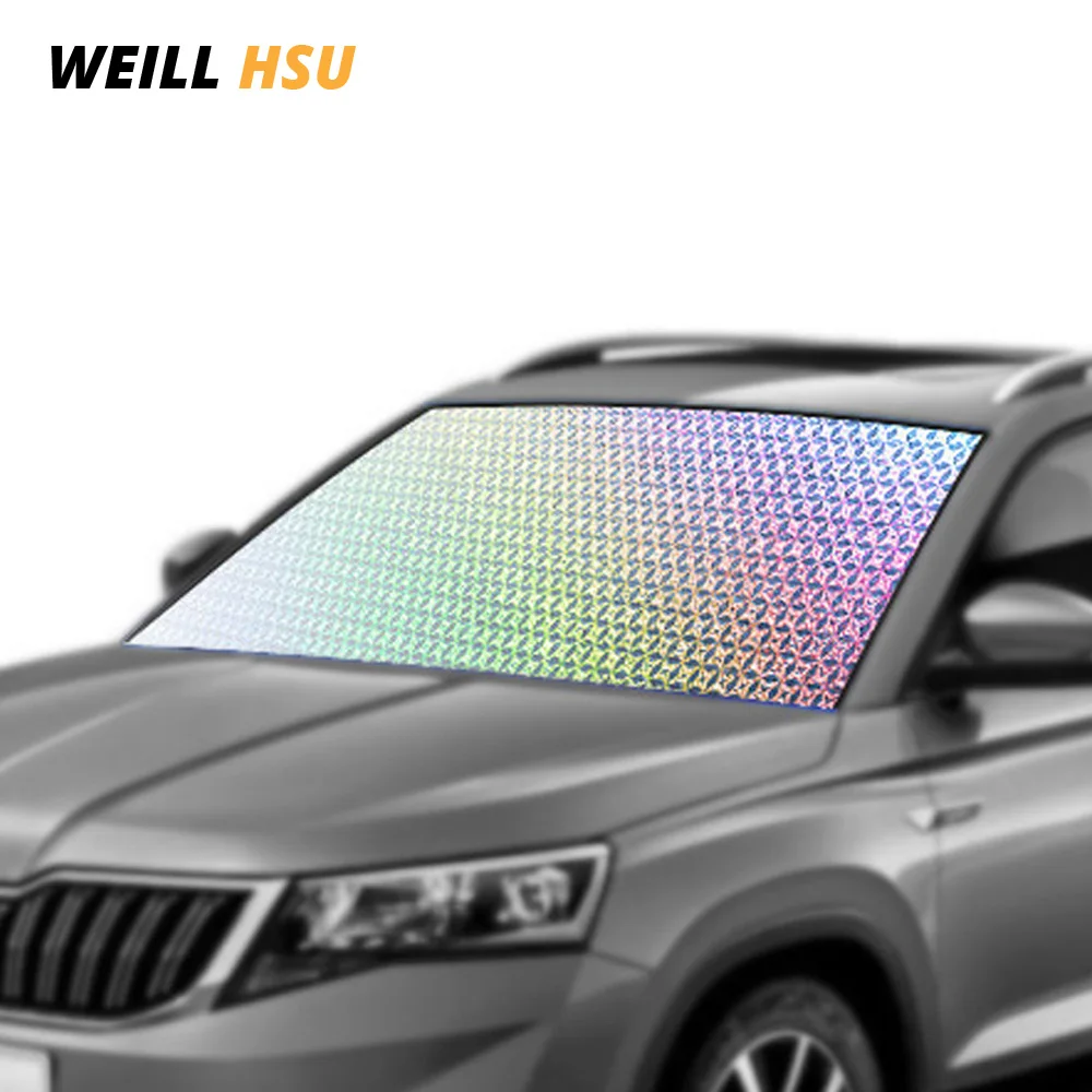 

Car Windshield Sun Shade Blocks UV Rays Sun Visor Protector Sunshade to Keep Your Vehicle Cool Size 55 x 39"
